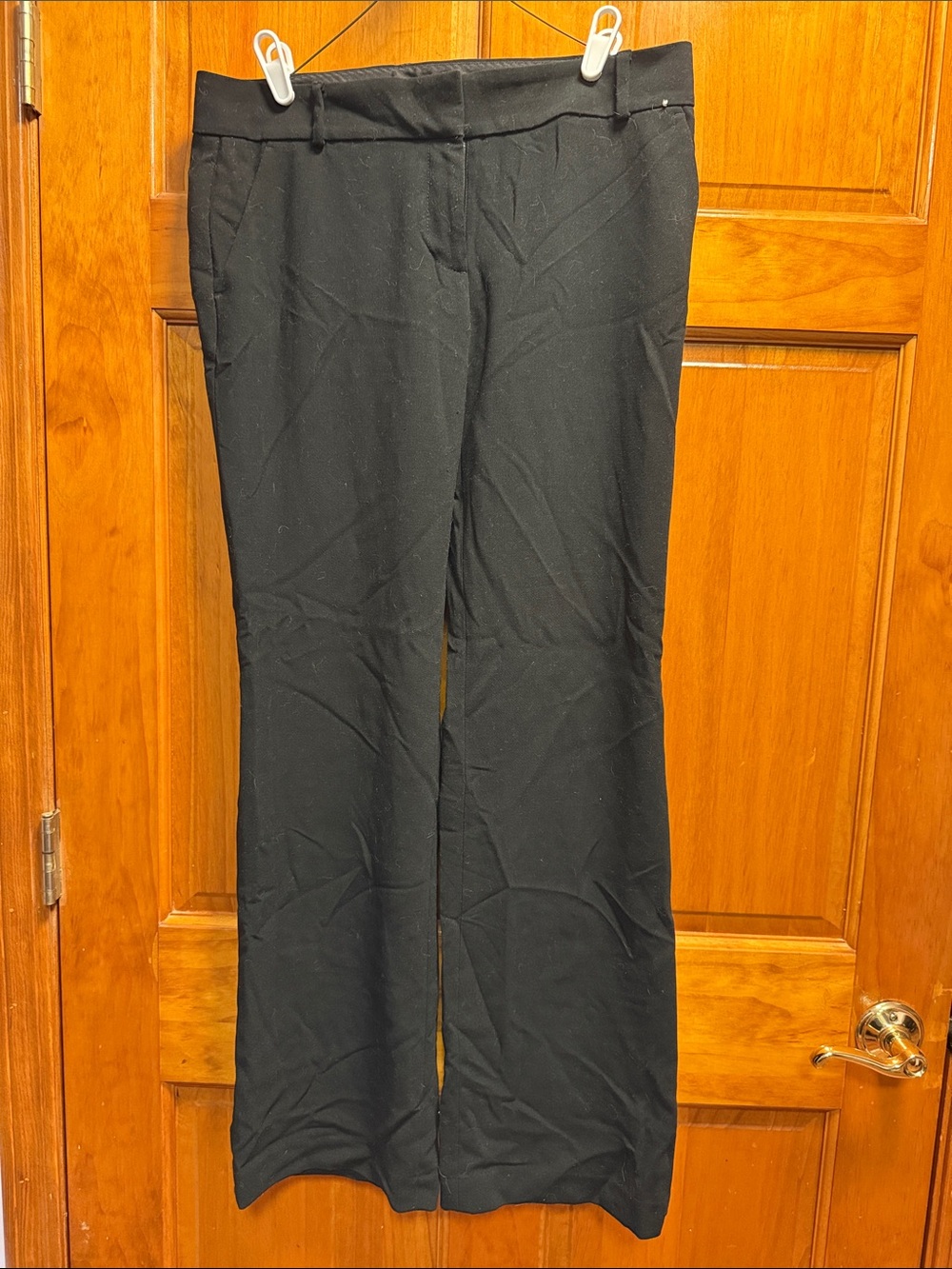 LOFT Black Wide-Leg Dress Pants